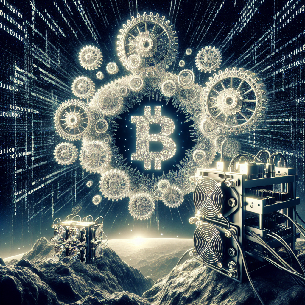 Scrypt Auxiliary Proof AuxPoW editorial illustration from the original Scrypt.xyz archive