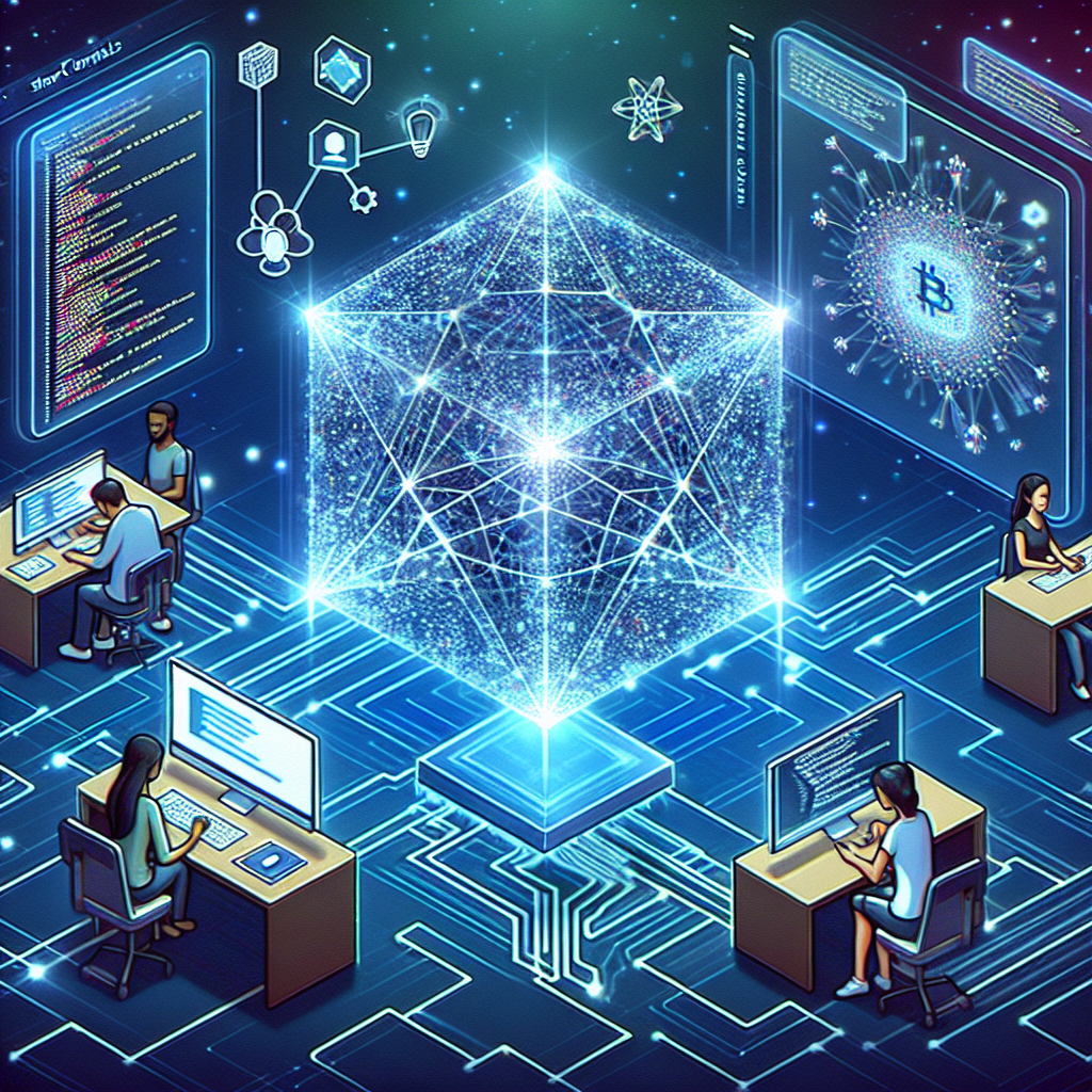 sCrypt Smart Contracts editorial illustration from the original Scrypt.xyz archive