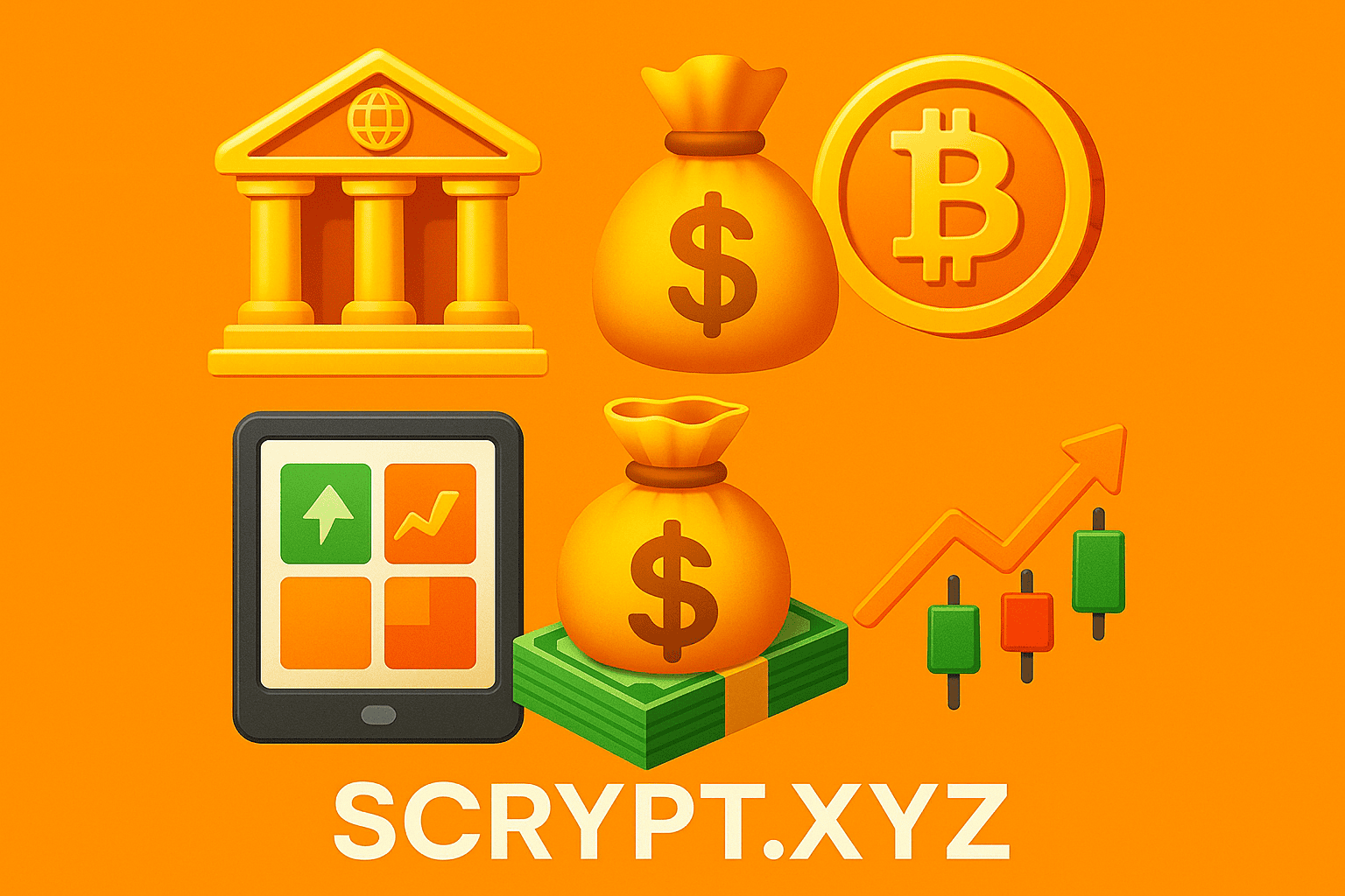 API and Bitcoin concept Scrypt.xyz